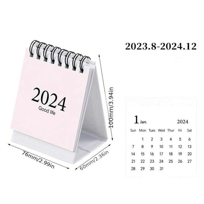 Minimalist Mini Calendar Morandi Desktop Decoration