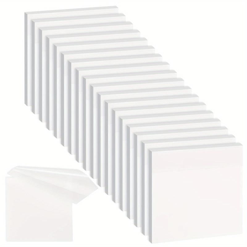 900pcs Transparent Sticky Notes 18 Pack Clear Self Adhesive Sticky Notes