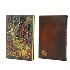3D Relief Notebook Retro Elk Style A5 100 Sheets