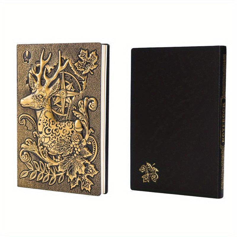 3D Relief Notebook Retro Elk Style A5 100 Sheets