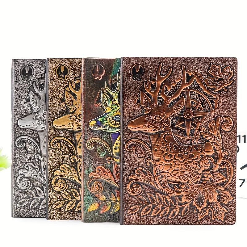 3D Relief Notebook Retro Elk Style A5 100 Sheets