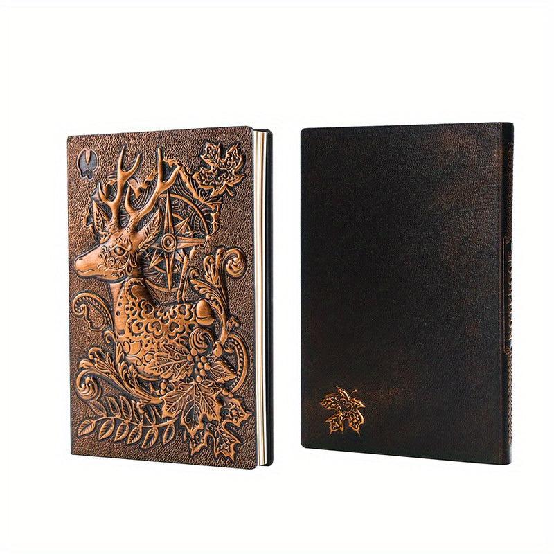 3D Relief Notebook Retro Elk Style A5 100 Sheets