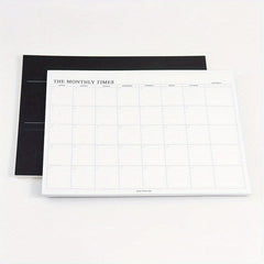 60sheets Weekly Monthly Plan Book Notepad Memo Office Schedule Book