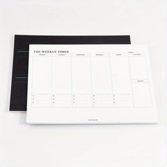 60sheets Weekly Monthly Plan Book Notepad Memo Office Schedule Book
