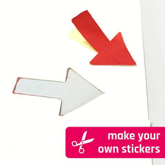 50sheets A4 Sticker Paper Matte for Laser & Inkjet Printing