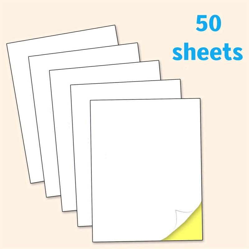 50sheets A4 Sticker Paper Matte for Laser & Inkjet Printing