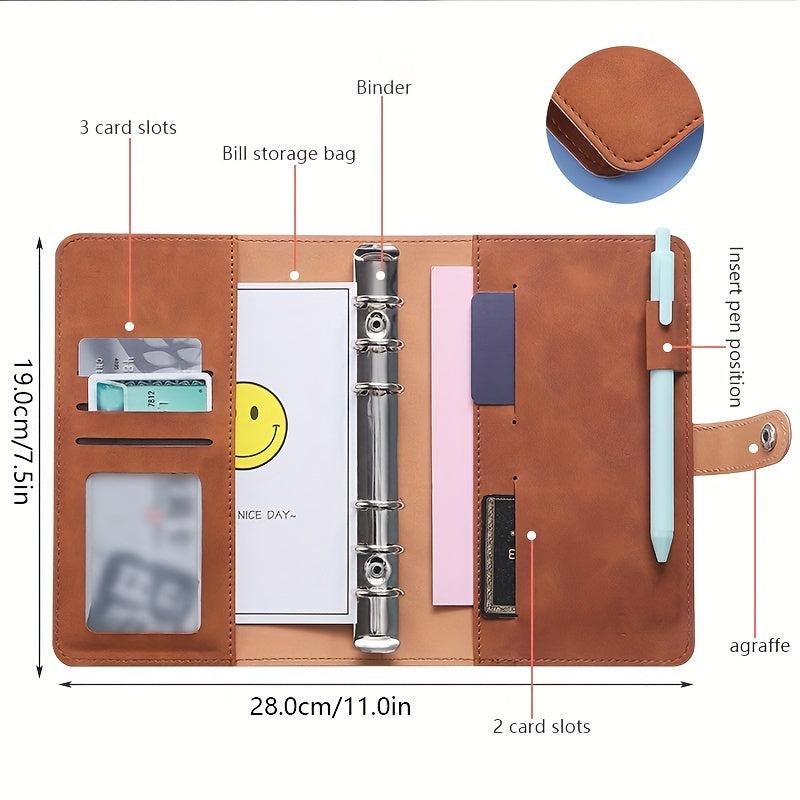 YMX Budget Book With Card Holder A6 Size