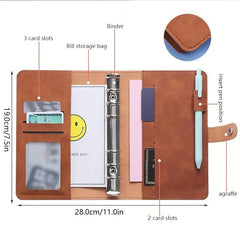 YMX Budget Book With Card Holder A6 Size