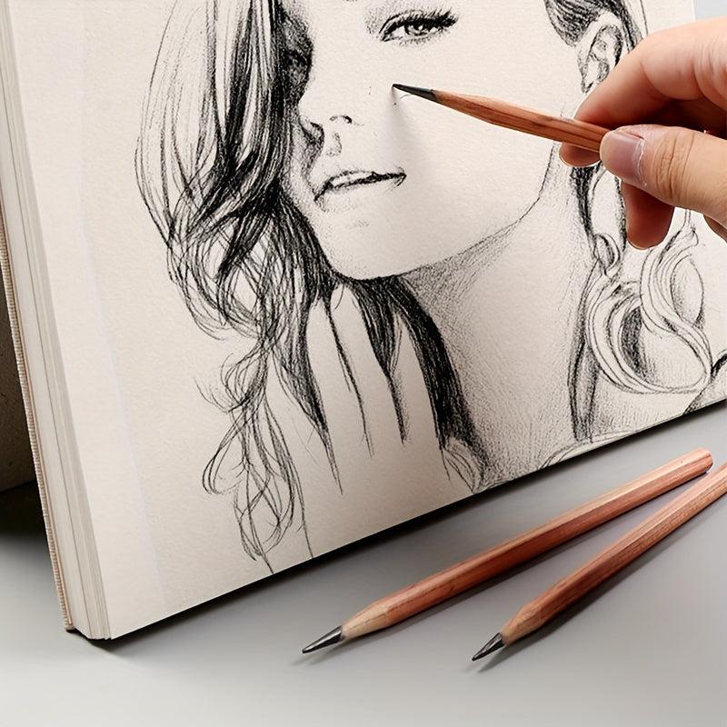 Thick Linen Sketchbook 160g Paper Notepad Students' Drawing Pad