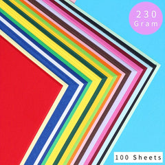 230gms Puree Manual DIY Painting A4 Cardboard 100 Sets