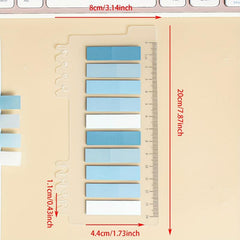 1 Pack PET Sticky Notes Multiple Colors Index Tabs 200 Sheets