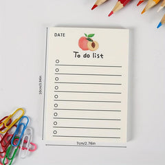 1pc To Do List Planner Memo Book Non sticky Planner Notepad