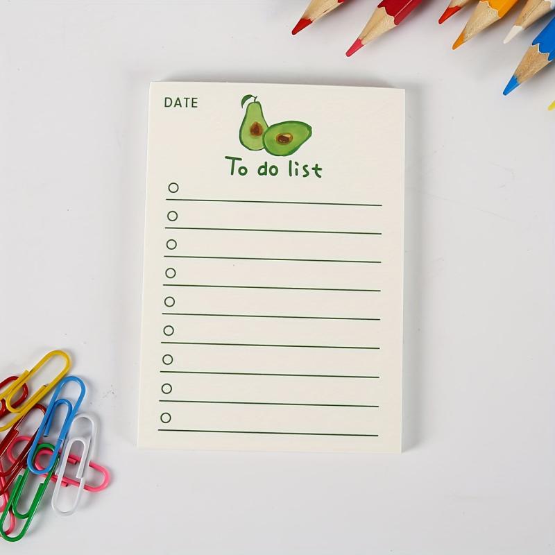 1pc To Do List Planner Memo Book Non sticky Planner Notepad
