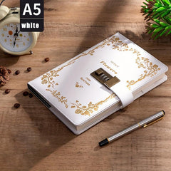 A5 Lockable Notebook for Boys - Retro Password Journal