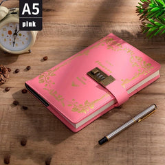 A5 Lockable Notebook for Boys - Retro Password Journal