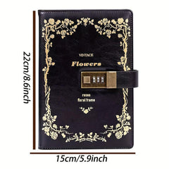 A5 Lockable Notebook for Boys - Retro Password Journal