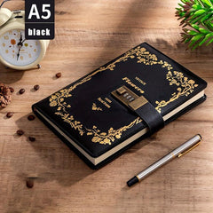 A5 Lockable Notebook for Boys - Retro Password Journal