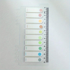200 Sheets Sticky Notes Memo Pad Notes Index Transparent Post Stickers