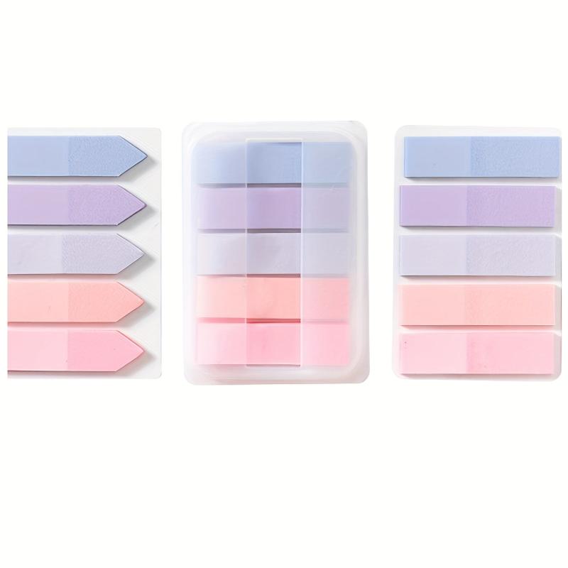 3pcs Colorful Index Stickers Pointed PET Stickers Student Reading Marker