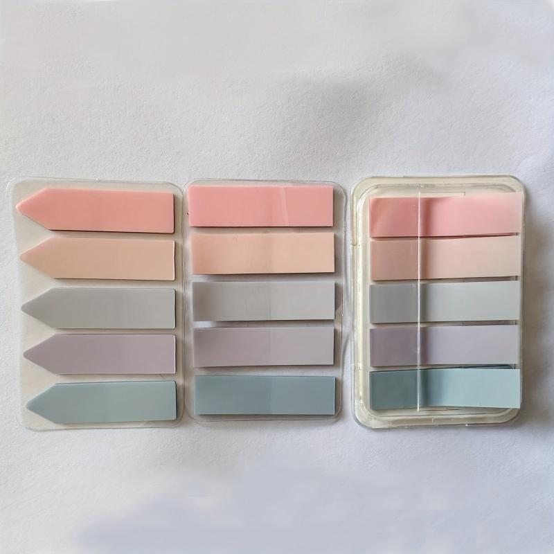 3pcs Colorful Index Stickers Pointed PET Stickers Student Reading Marker