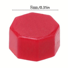 100pcs Octagonal Metal Tie Bag Wax Pellets Sealing Wax