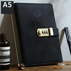 Deer Pattern Password Notebook Elk Style