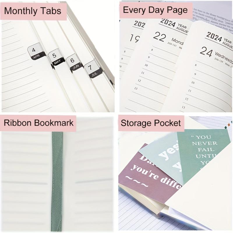 Diary A5 Page A Appointment Book Monthly Weekly Hourly Planner Stickers