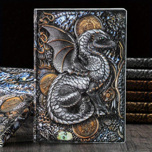 Embossed Dinosaur Diary A5 Notebook 100 Sheets