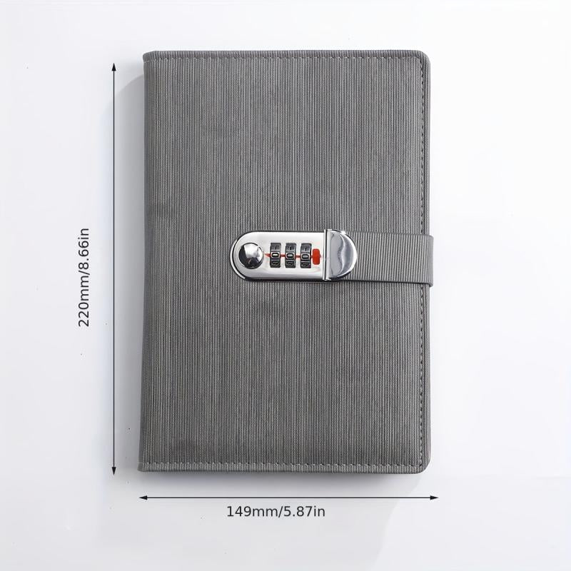 A5 Travel Lock Diary Student Notebook