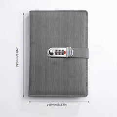 A5 Travel Lock Diary Student Notebook