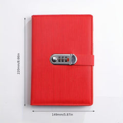 A5 Travel Lock Diary Student Notebook