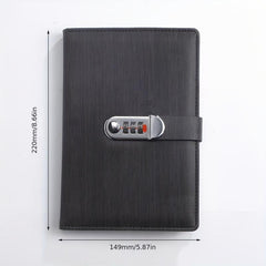 A5 Travel Lock Diary Student Notebook