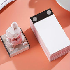 3D Carved Rabbit Notebook for Office Desktop Decor - Creative Gift