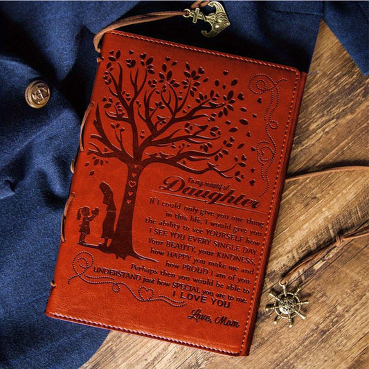 Vintage Notebook Journal Book Travel Notepad Family Gift