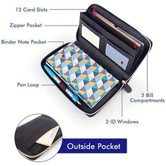 Cash Envelope Wallet Budget System with 12 Envelopes