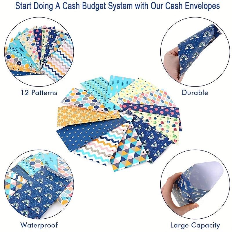 Cash Envelope Wallet Budget System with 12 Envelopes