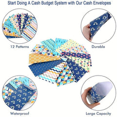 Cash Envelope Wallet Budget System with 12 Envelopes