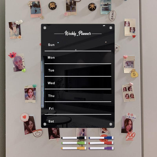 Magnetic Acrylic Calendar For Fridge A4 A3 Size Note Board