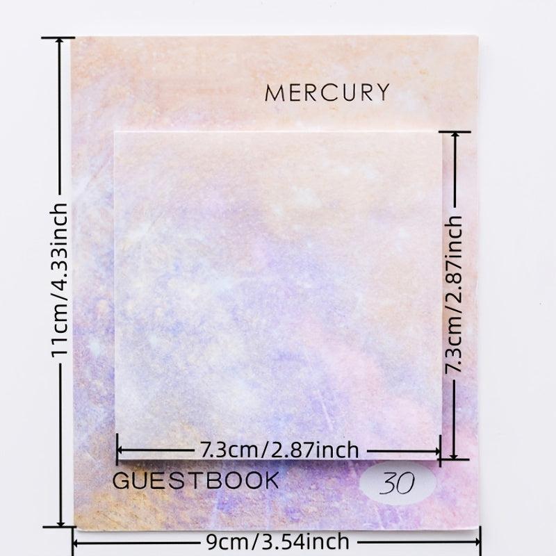 Creative Planet Sticky Notes, 30 Sheets, Office Handy Journal
