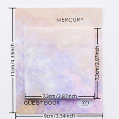 Creative Planet Sticky Notes, 30 Sheets, Office Handy Journal