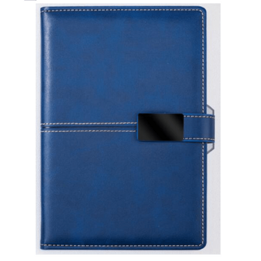 A5 Refillable Leather Journal Notebook with Lined Paper