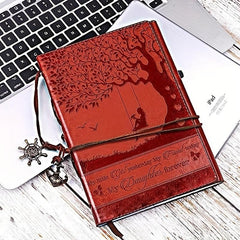 Leather Journal Daughter Keepsake Gift Notebook Diary Sketch Book