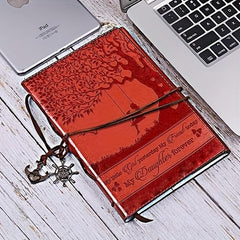 Leather Journal Daughter Keepsake Gift Notebook Diary Sketch Book