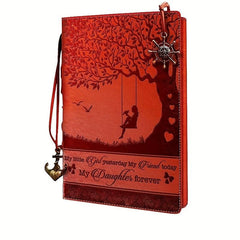 Leather Journal Daughter Keepsake Gift Notebook Diary Sketch Book