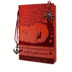 Leather Journal Daughter Keepsake Gift Notebook Diary Sketch Book
