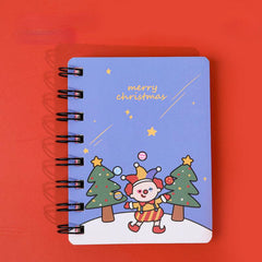 Christmas Coil Book Student Mini Convenient Notepad Pocket Notebook