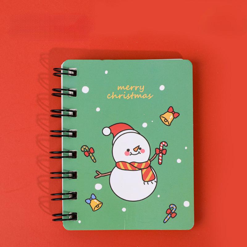 Christmas Coil Book Student Mini Convenient Notepad Pocket Notebook