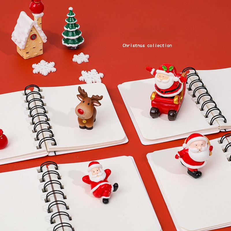 Christmas Coil Book Student Mini Convenient Notepad Pocket Notebook