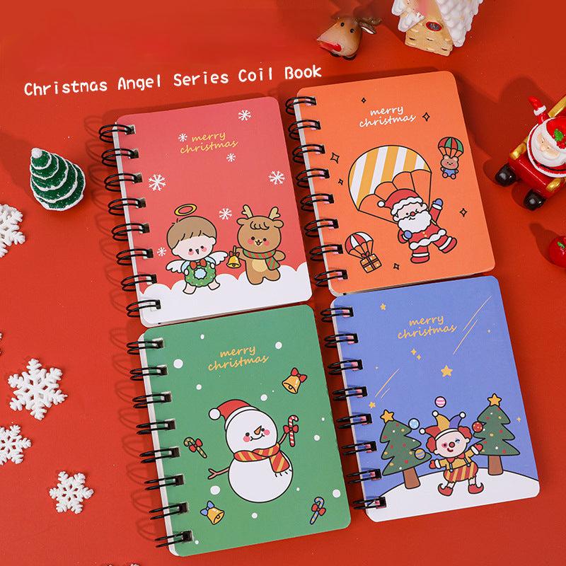 Christmas Coil Book Student Mini Convenient Notepad Pocket Notebook