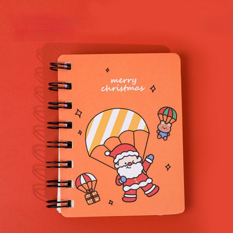 Christmas Coil Book Student Mini Convenient Notepad Pocket Notebook